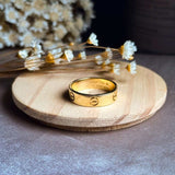 Anel Aliança Cartier Love Original Em Ouro Amarelo