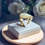 Anel Antônio Bernardo Bold Spoun Em Ouro Amarelo