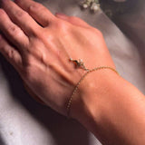 Pulseira Hstern Mycollection Fadinha Em Ouro Amarelo