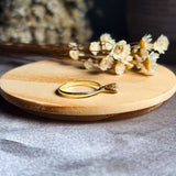 Anel Solitário Em Ouro Amarelo Com Diamante De 15 Pontos