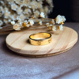 Anel Aliança Cartier Love Original Em Ouro Amarelo