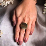 Anel Antônio Bernardo Bold Spoun Em Ouro Amarelo