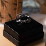 Brincos Pendente Curvas Em Ouro Branco Com Diamantes