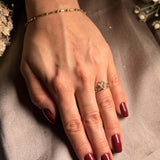 Anel Falange Princesa Em Ouro Amarelo