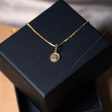 Pingente Medalha Anjo Da Guarda Em Ouro Amarelo