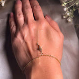 Pulseira Hstern Mycollection Fadinha Em Ouro Amarelo