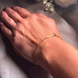 Pulseira Hstern Mycollection Fadinha Em Ouro Amarelo