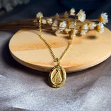 Pingente Nossa Senhora Aparecida Em Ouro Amarelo